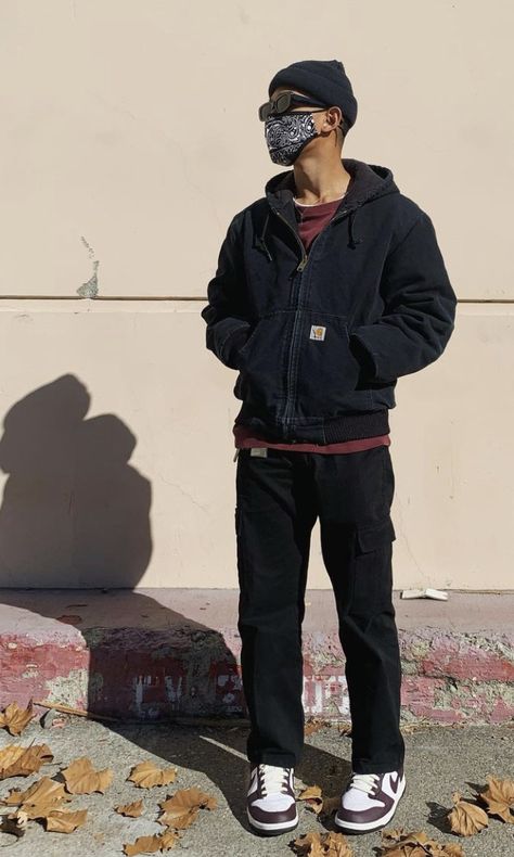 Dickies Hoodie Outfit, Boy Skater Outfits, Carhartt Hoodie Outfit, Carhartt Jacket Outfit Men, Skater Outfits Men, Dickies Outfits Men, Carhartt Outfits, Hooded Jacket Outfit, Hoodie Jacket Outfit