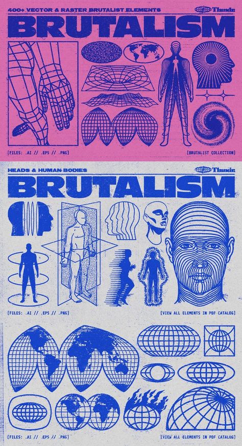 Old Posters, Wireframe Design, Graphic Design Styles, Brutalist Design, Texture Graphic Design, Graphic Design Elements, Graphic Poster Art, Brutalist Architecture, Wolfram