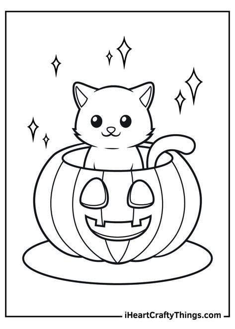 Black Cat Printables Free, Lamp Coloring Page, Halloween Cartoon Coloring Pages, Fall And Halloween Coloring Pages, Cute Halloween Colouring Pages, Kids Halloween Coloring Pages Free, Halloween Preschool Coloring Pages, Happy Fall Coloring Pages Free Printable, Jack O Lantern Coloring Pages