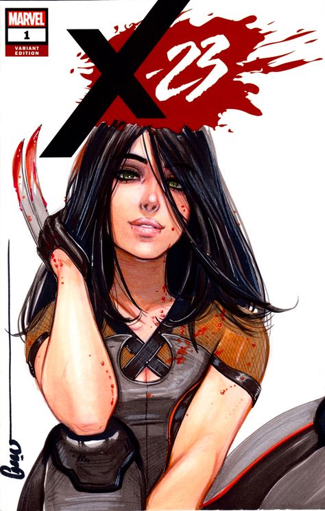 laura kinney by omar dogan Laura Kinney X-23 Fanart, X-23 Fanart, X-23 Comic, Batman Challenge, X 23 Laura Kinney, Omar Dogan Art, Omar Dogan, Captain Puffy, Doom Videogame