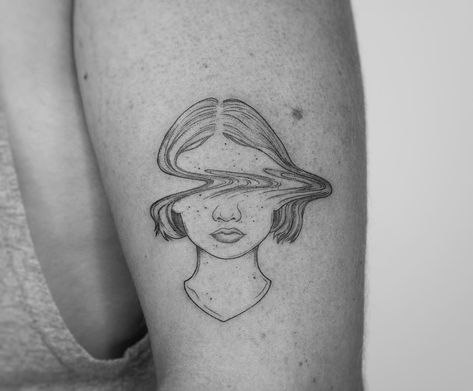 Fine line tattoo by Jessica Joy #tattoo #tattoodesign #tattooideas #tattoofrauen #finelinetattoo #tattoosforwoman #art #arts #draw #drawing #drawings #creative Modern Art Tattoos, Health Tattoo, Fine Line Tattoo, Inspiration Tattoos, Modern Tattoos, Line Art Tattoos, Line Tattoo, Sopot, Simplistic Tattoos