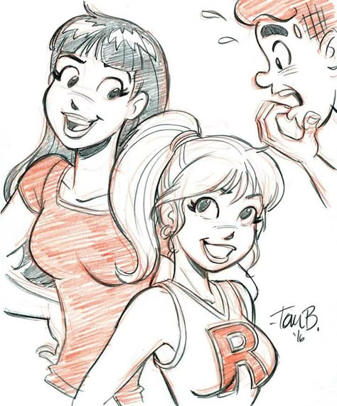 Tom Bancroft, Archie Comics Characters, Archie Comic Books, Betty Veronica, Betty And Veronica, Comics Characters, Archie Comics, Drawing Videos, Comic Artist