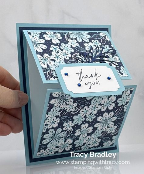 Sneak Peek of Stampin' Up! Regency Park Designer Series Paper - Stamping With Tracy Stampin Up Cards Artistically Inked, Diy Spring Cards Ideas, Stampin Up Something Fancy Cards, Stampin Up Invitations Ideas, Su Regency Park Cards, Any Occasion Cards, Su Regency Park Dsp, Craft Fair Ideas To Sell Paper, Su Sentimental Park