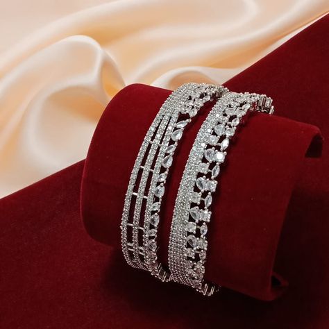 Diamond Bangles, Diamond Bangle, American Diamond, Things To Wear, Bangles, How To Wear, Quick Saves