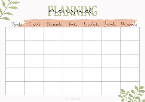 Planning mensuel gratuit, planner téléchargeable, calendrier à imprimer, rentrée scolaire, free printables, organisation, organisation famille, todo list, blog organisation, kateatime.fr, planning à télécharger, pack organisation gratuit Free Planner Printables, Agenda Organization, Planner Organisation, Student Plan, Nurse Office, Bullet Journal Diy, Budget Organization, Agenda Planner, Planner Pdf