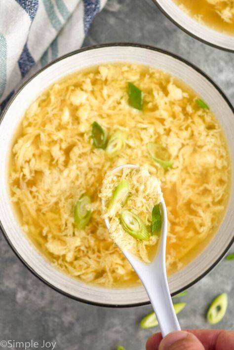 Egg Drop Soup - Simple Joy Chinese At Home, Egg Drop Soup Recipe, Liquid Diet Recipes, Dnd Food, Pork Stir Fry Recipes, Duck Soup, Slow Cooker Casserole, Homemade Soups, Recipe Soup