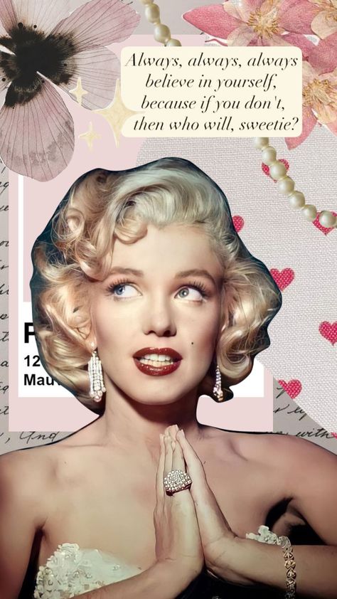 Old Hollywood Wallpaper Aesthetic, Marlyne Monro Wallpapers Iphone, Marylin Monroe Vintage, Vintage Love Wallpaper, Hollywood Wallpaper, Marilyn Monroe Collage, Fashion Collage Art, Marilyn Monroe Fan Art, The World Aesthetic