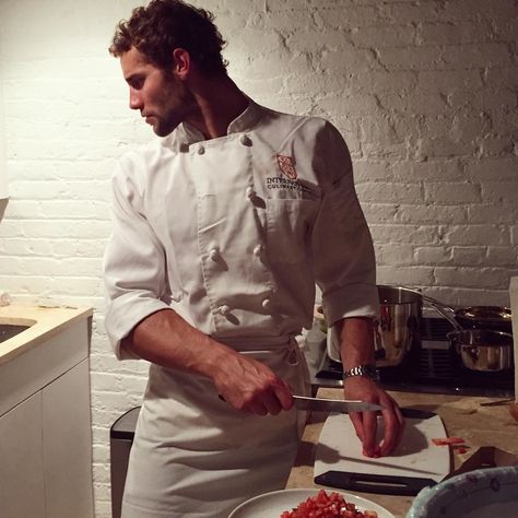 Ben Wolf, Chef Aesthetic, The Seven Year Slip, Cook Kitchen, Man Cooking, Chef Clothes, Working Men, Men At Work, Gourmet Chef