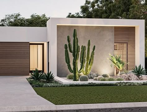 Modern Facades, Modern Residential Architecture, Pool Villa, Texas House, Modern Exterior House Designs, Desert Homes, Casa Exterior, Have Inspiration, Yard Design