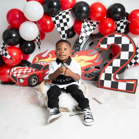 Two fast! Little Ashton did so well for his cake smash. My studio is in Suwanee, GA. To book, please visit my website at www.yataphotography.com #suwaneephotographer #forsythfamilyphotographer #forsythcountyphotographer #suwaneefamilyphotographer #atlantacakesmashphotographer #suwaneegaphotographer #yataphotography #twofast #racecarcakesmash #cakesmash 2 Fast Photo Shoot, Fast One Photo Shoot, Two Fast Birthday Photoshoot, Hot Wheels Photoshoot, Two Year Old Photo Shoot Boy, Toddler Boy Birthday Photoshoot, Two Fast Photoshoot, 2nd Birthday Photo Shoot Ideas For Boys, 2nd Birthday Boy Photoshoot