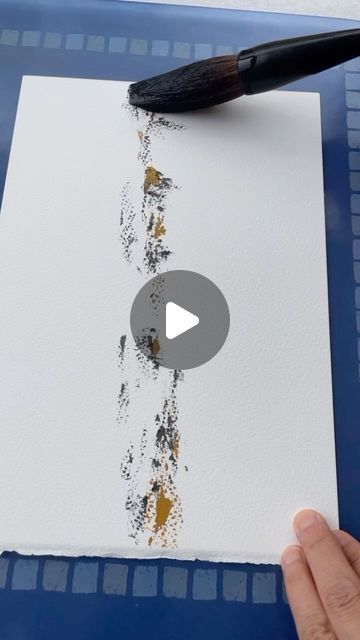 Watercolor Abstract Tutorial, Water Paint Art Easy, Minimalist Watercolor Painting Abstract, Large Watercolor Paintings, Art Paintings Acrylic, Love In Art Painting, Watercolour Ink Painting, Birch Tree Watercolor Painting, Art Watercolour Ideas