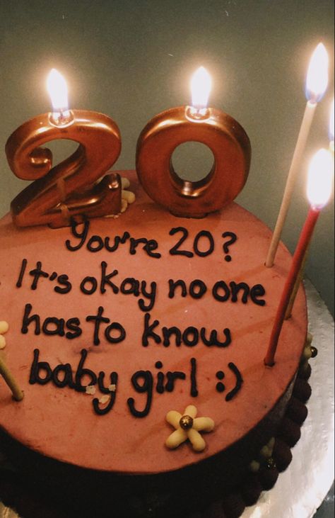 Youre Twenty Cake, 20 Year Cake Ideas, Bday Cake Quotes, Birthday Cakes Funny Woman, You’re 20 Birthday Cake, Your Twenty Birthday Cake, Miss Twenty Something Cake, Ur 20 Birthday Cake, Funny Things To Write On Birthday Cakes