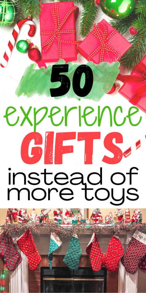 No Gifts For Christmas, Experience Box For Christmas, Christmas Alternatives To Gifts, Christmas Gift Experiences For Kids, Best Christmas Gifts 2022 Kids, Gift Ideas Experiences, Experiences For Christmas Gifts, Christmas For Grandkids, Gifting Experiences For Christmas