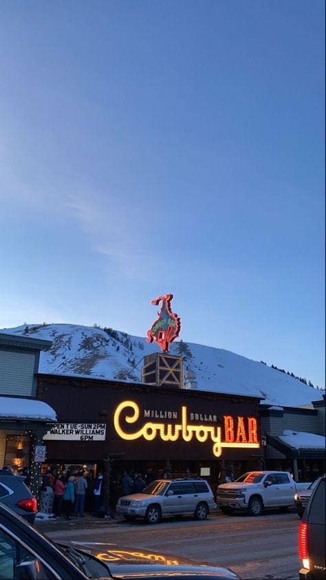 Coolest Backgrounds, Wyoming Aesthetic, Lyla Sage, Cowboy Bar, Cowboys Bar, Done And Dusted, Current Aesthetic, Family Ski Trip, Chestnut Springs