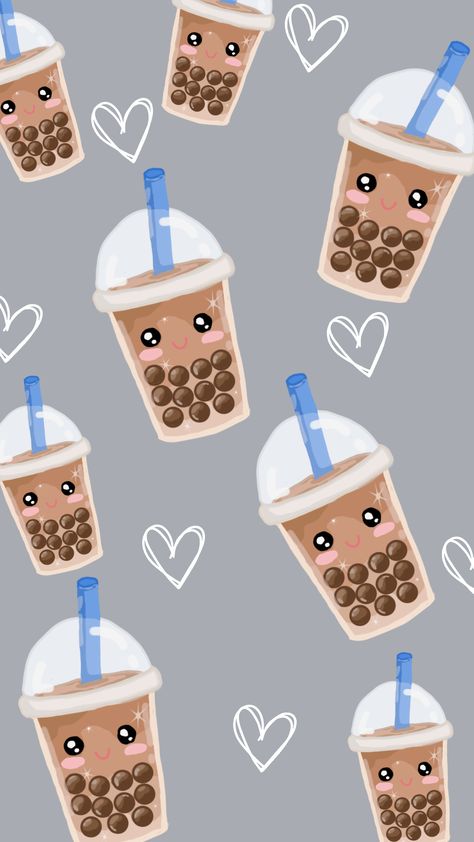 Tea Phone Wallpaper, Boca Wallpaper, Bubble Tea Party, Cartoons Krishna, Purple Mustang, Creative Wallpapers, Stitch Drawings, Pusheen Cute, Lilo And Stitch Drawings