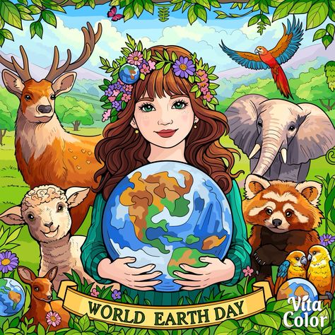 Green World Drawing, World Earth Day Drawing, Save Mother Earth Poster, Mother Earth Drawing, Earth Day Poster, Earth Drawing, Earth Day Drawing, Earth Day Posters, Earth Drawings