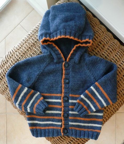 Orange stripes | Sirdar Snuggly dk baby yarn Size - 6-9 mont… | Christine | Flickr Ripple Stitch Crochet, Baby Knitting Free, Diy Crochet Cardigan, Kids Sweater Pattern, Crochet Cardigan Tutorial, Baby Cardigan Knitting Pattern Free, Crochet Hoodie, Baby Boy Knitting Patterns, Baby Sweater Knitting Pattern