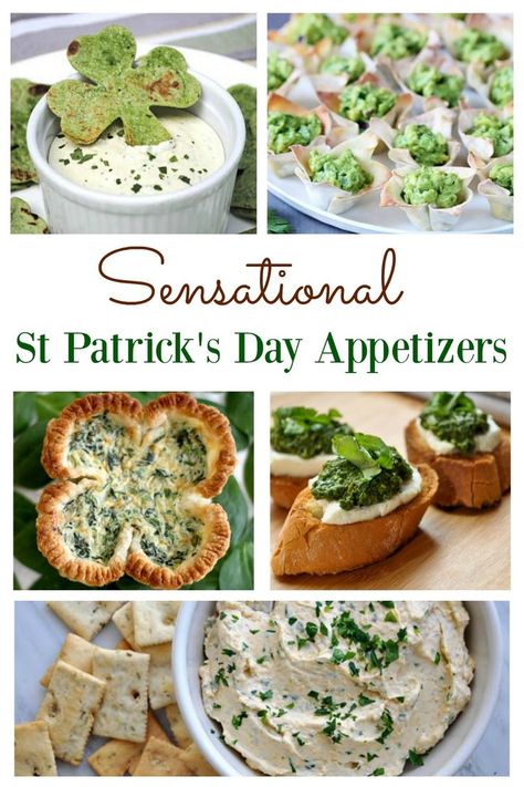 If you are planning a St Patrick’s day celebration, the chances are you are looking for some amazing food to serve.  It will be easy to organize that special event using this selection of St Patrick’s day appetizers.  Each morsel will satisfy the tastebuds, look amazing and have your guests begging for more.  They are the prefect party food. So what are you waiting for? Check out these recipes and decide whether you are going to make one or all of them! St Patricks Appetizers, St Patrick's Day Appetizers, St Patricks Food, St Patrick Day Snacks, St Patrick's Day Food, Fete Saint Patrick, St Patrick Day Treats, St Patrick's Day Recipes, St Patricks Day Food