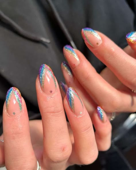 Coachella Nails, Disco Nails, Acrylic Nail Art Designs, Nail Long, Popular Nail Art, Long Square Nails, Summer Nails 2023, Spring Nail Trends, Happy Nails