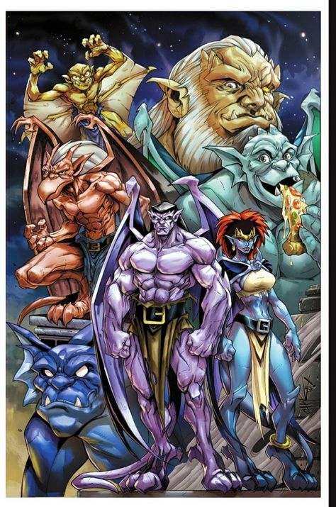 Gargoyles Characters, Gargoyles Cartoon, 80s Cartoon Shows, Gargoyles Art, Gargoyles Disney, Cartoons 80s 90s, Cartoon Character Tattoos, Classic Cartoon Characters, 80s Cartoon