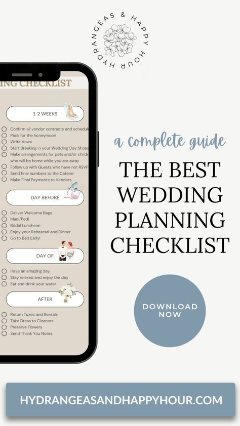 Transform wedding planning from stressful to effortless with our ultimate wedding planning checklist. Download our easy to use Wedding Planning Checklist today.  This timeline and wedding task list will help with your wedding planning process. Our comprehensive checklist ensures no detail is overlooked. Click to enter your email and receive our comprenesive wedding planning checklist. Basic Wedding Checklist, Wedding Task List, Printable Wedding Planning Checklist, Wedding Planning Organization, Wedding Planning Checklist Printable, Ultimate Wedding Planning Checklist, Diy Wedding Planner, Free Wedding Planning Checklist, Easy Wedding Planning