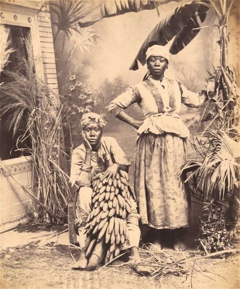 The strikiing expressions in this image were captured by local photographer JW    Cleary Old Jamaica, Jamaica Culture, Jamaica History, Vintage Jamaica, Jamaican Art, Photo Women, Jamaican Culture, Caribbean Culture, African History