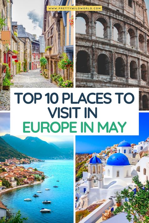 Check those top 10 places to visit in europe in may! Let's all hope that this Virus will have an end soon. Volunteer opportunities are waiting for you. Apply now! #volunteerworld #travel #volunteer #thingstodo #europe #placestovisit #visit #places #may #top10 Europe In May, Travel Volunteer, Hack Fashion, Bucket List Europe, Top Europe Destinations, Places To Visit In Europe, Best Places In Europe, Visit Places, Europe Trip Itinerary