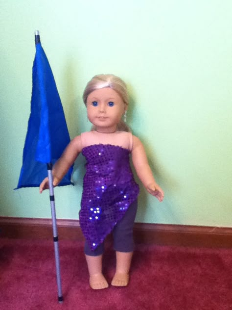 American girl colorguard flag!!! Made it!! Color Guard Funny, Shadow Puppets With Hands, Color Guard Memes, Color Guard Quotes, Color Guard Costumes, Color Guard Flags, Colour Guard, Musician Humor, Winter Guard