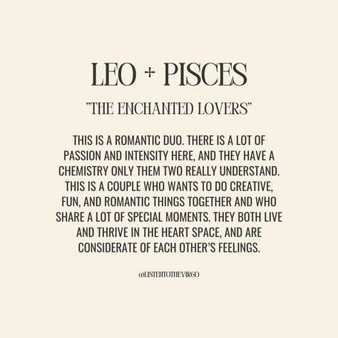 Leo Love Compatibility + What Works ❤️‍🔥 #Listentothevirgo Leo And Virgo Relationship Memes, Leo Woman Pisces Man, Leo Boyfriend Zodiac, Leo Pisces Compatibility, Leo Compatibility Chart Love, Pisces Love Compatibility, Pieces And Leo, Pisces X Leo, Leo Soulmate