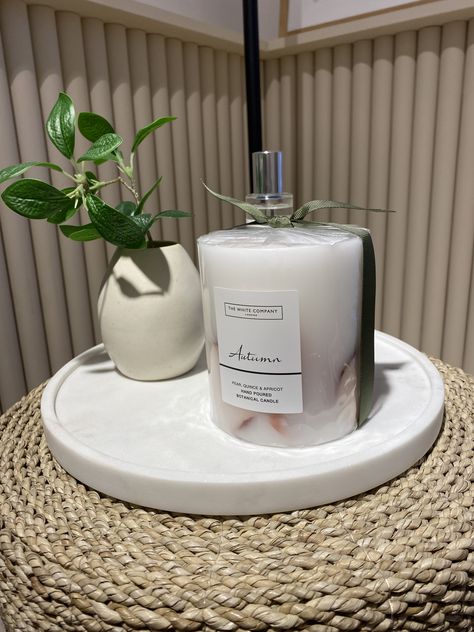 From The White Company The White Company Aesthetic, White Company Candle, White Company, Aesthetic Candles, The Home Edit, Living Room Shelves, Green Door, The White Company, Candles