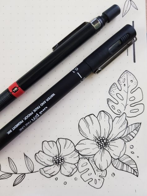 Bujo Corner Designs, Corner Flowers Drawing, Sketchbook Border Ideas, Floral Corner Border Design, Corner Drawing Ideas, Side Border Design For Project Aesthetic, Corner Designs Drawing, Border Flower Designs Drawing, Page Corner Designs