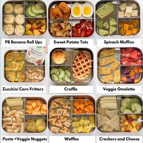 Min Kwon • Baby and Toddler Recipes | Here are some easy and balanced preschool lunch ideas! What I learned from early on in my lunchbox packing journey is to don’t overthink… | Instagram Preschool Lunch Ideas, Preschool Lunch Box, Daycare Meals, Toddler Lunch Box, Toddler Lunch Recipes, Lunch Packing, Preschool Lunch, Not Hungry, Toddler Recipes