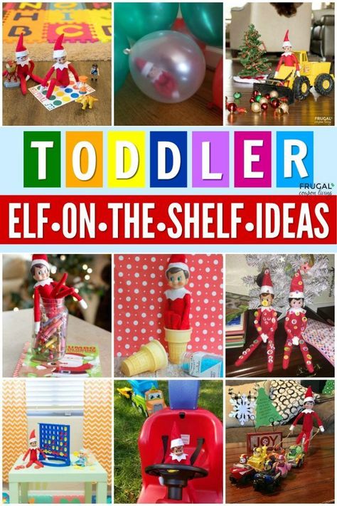 Follow these Elf on the Shelf Ideas for toddlers. Preschool approved Elf ideas for children ages 2, 3, 4, and even 5. New Daily Elf on a Shelf Ideas and Free Elf on the Shelf Printables for your young kids. #FrugalCouponLiving #ElfontheShelf #ElfontheShelfIdeas #ElfIdeas #funnyelfideas #funnyelfontheshelf #elfprintables #freeelfprintables #printables #freeprintables #preschool #toddler #toddlerideas #elfontheshelffortoddlers #elffortoddlers #Elfonashelf Elf On The Shelf Enterence, Elf On The Shelf Educational Ideas, Elf On The Shelf Ideas For Toddlers Classroom, Elf On The Shelf For Young Kids, Elf On A Shelf For Toddlers, Elf On The Shelf Rules For Kids, Elf On The Shelf Nativity Scene, Preschool Elf On The Shelf Ideas, Elf On The Shelf Spiderman