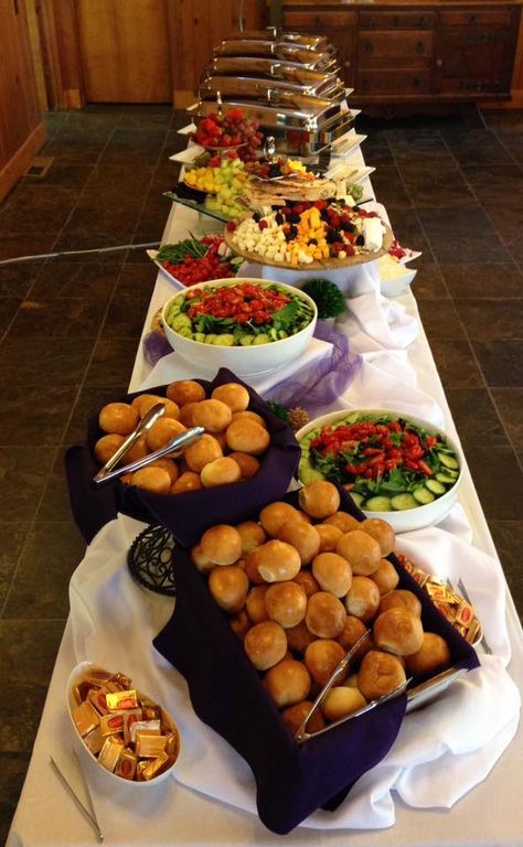 Displaying Food For Party Buffet Tables Catering Ideas, Easy Wedding Food Buffet, Wedding Dishes Food Buffet Tables, Diy Catering Buffet Table, Appetizer Table Display Party Buffet, Buffett Ideas Buffet Tables Diy, Rehearsal Dinner Buffet Ideas, Wedding Bbq Buffet Menu Food Ideas, Italian Food Catering Ideas