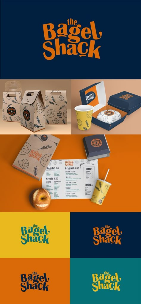 Branding for bagel restaurant. Portfolio: mondaycourtney.com Portfolio Moodboard, Donut Logo, Bread Toppings, Animated Quotes, Coffee Project, Best Bagels, Semester 2, The Den, Holy Moly