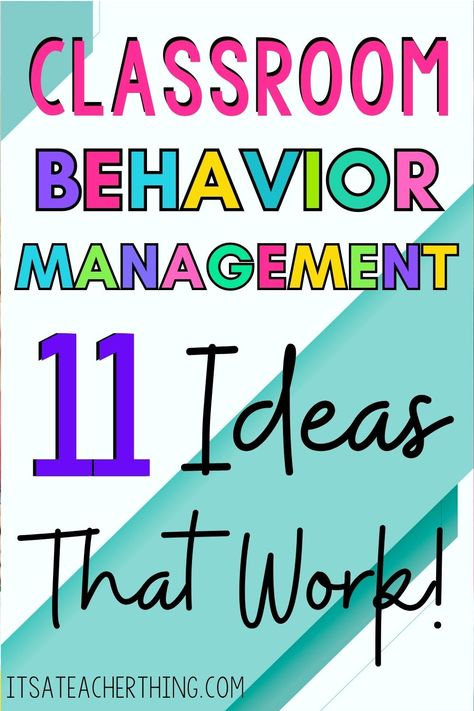 Classroom management ideas don't have to be complicated. Learn 11 ideas that work for redirecting student behaviors and create a positive classroom environment. Teacher Behavior Ideas, Whole Classroom Management, Elementary Classroom Behavior Chart, Classroom Management Chart, Behavior Ideas For Classroom, Individual Positive Behavior Management, Small Group Behavior Management Ideas, Specials Classroom Management, Behavior Charts For Classroom