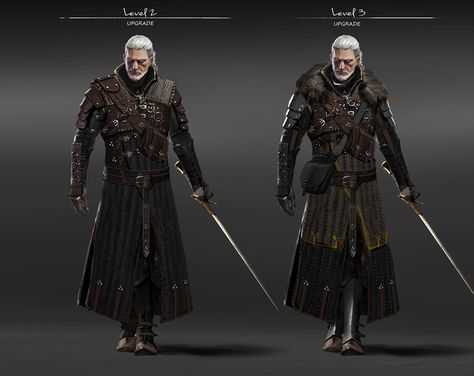 Bear Armor Upgrades The Witcher Armor Concept Art, Witcher Armour, Bear Armor, The Witcher Concept Art, Witcher Armor, Witcher Cosplay, The Witcher Game, The Witcher Wild Hunt, The Witcher Geralt