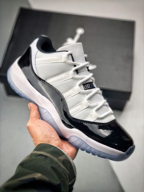 #Air Jordan 11 Retro Low ‘Concord’ #Cheap Air Jordan 11 Retro Low ‘Concord’ Jordan 11 Concord Low, Affordable Jordans, Jordan Concord 11, Jordans Cheap, Air Jordans Shoes, Jordan Retro 11 Low, Jordan 11 Concord, Huraches Nike, Air Jordan 11 Retro Low