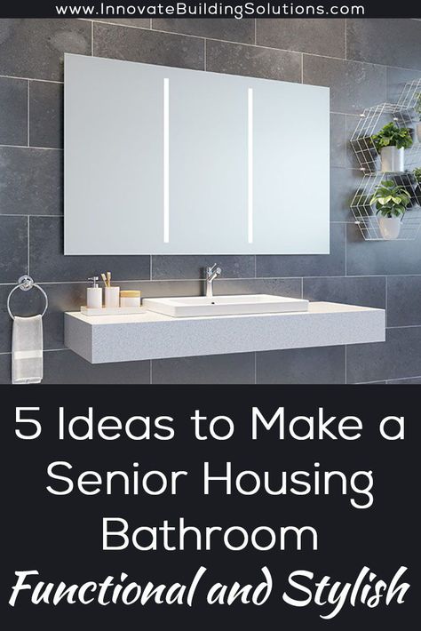 Assisted Living Bathroom Ideas, Senior Bathroom Ideas, Assisted Living Decor Ideas, Bathrooms For Seniors, Elderly Bathroom Design, Senior Bathroom, Elderly Bathroom, Elderly Home Design, Assisted Living Bedroom Ideas