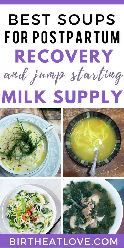 Postpartum Soup, Recipes For Breastfeeding Moms, Pregnancy Freezer Meals, Confinement Food, Breastfeeding Nutrition, Healing Soup, Postpartum Diet, Breastfeeding Snacks, Diet Soup Recipes