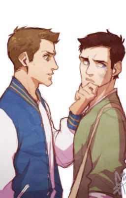 Read "Stories: a Destiel high school AU" #fanfiction hey guys i started a fanfic please read it and tell me what you think ! Destiel High School Au, Jock X Nerd, Dean X Castiel, Supernatural Ships, Destiel Fanart, Supernatural Fan Art, Dean And Cas, Dean And Castiel, Supernatural Art