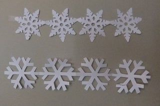 Paper Chain Snowflakes: 4 Steps (with Pictures) Christmas Paper Decorations, Diy Christmas Paper Decorations, Christmas Fundraiser, Decorate Classroom, Christmas Paper Chains, Diy Christmas Paper, Easy Winter Crafts, Paper Snowflakes Diy, Snowflake Cutouts