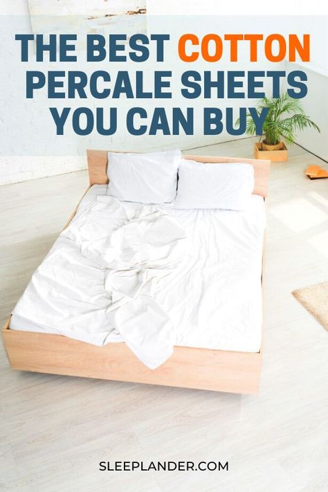 The best percale sheets are usually: made of cotton, have a high thread count, and easy to follow care instructions. Here's the best 6 percale cotton sheets you can buy right now! Bedroom Planning, Bedroom Ideas Decor, Best Bed Sheets, Decorating Ideas Bedroom, Losing Your Mind, Sleep Hygiene, Best Sheets, Best Bed, Top Beds