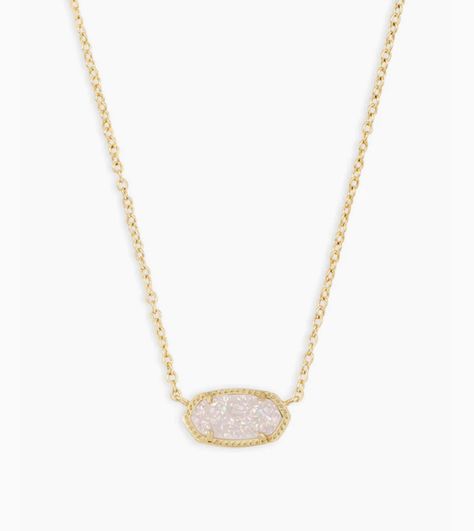 Elisa Gold Pendant Necklace, Elisa Pendant Necklace, Short Pendant Necklace, Kendra Scott Elisa, Rose Gold Quartz, Kendra Scott Necklace, Outfits Winter, Kendra Scott Jewelry, Stunning Necklace