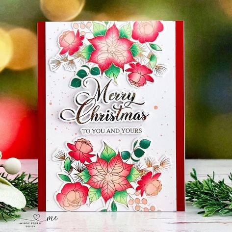 Gina K Designs Christmas Cheer Card Kit – Mindy Eggen Design Gina K Designs Cards, Beautiful Cursive Fonts, Cheers Card, Design Project Ideas, Deco Foil, Gina K Designs, K Design, Diary Decoration, Holiday Floral