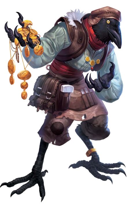 God's Market Merchant - Absalom - Pathfinder 2e Pathfinder Rpg Characters, Sarah Robinson, Pathfinder 2e, Drawing Characters, Bird People, Pathfinder Character, Pathfinder Rpg, Alien Concept Art, Dungeons And Dragons Characters