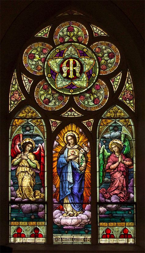 Chartres Cathedral Stained Glass Windows, Church Stained Glass Windows Aesthetic, Catholic Stained Glass Art, Stained Glass Images, Church Glass Art, Stained Glass Art Church, Catholic Stained Glass Windows, Church Glass Windows, Stained Glass Wallpaper Iphone