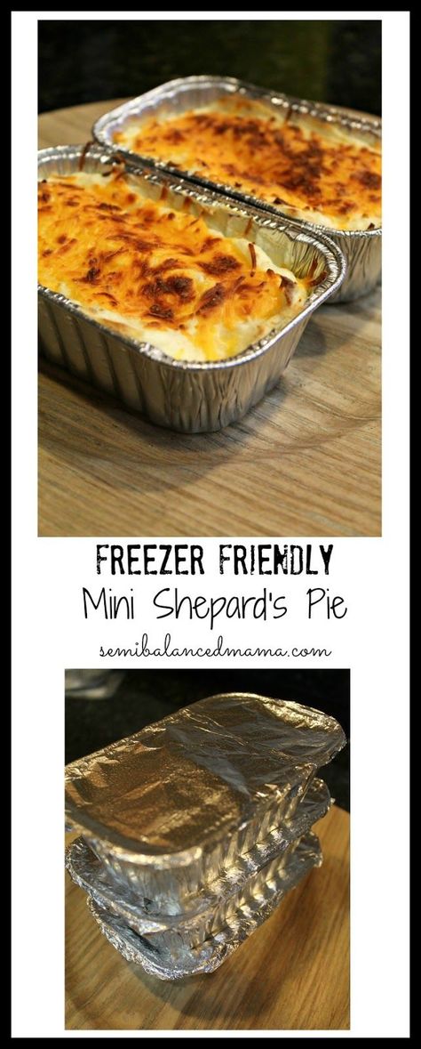 Shepard S Pie, Freeze Ahead Meals, Freezer Meal Ideas, Shepard's Pie, Good Shepard, Freezer Dinners, Shepards Pie, Freezable Meals, Freezer Friendly Meals