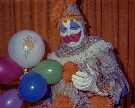 Alexa Danner Talks About John Wayne Gacy: Devil In Disguise Devil In Disguise, Killer Clown, John Wayne Gacy, Cricket Equipment, In Disguise, John Wayne, Horror Films, Album Covers, How To Draw Hands