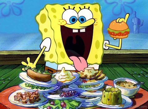 Things To Paint Spongebob, Spongebob Eating, Paint Spongebob, Spongebob Party Food, Bobs Burgers Wallpaper, 8k Resolution Wallpapers, Spongebob Squarepants Cartoons, Spongebob And Patrick, Spongebob Birthday Party